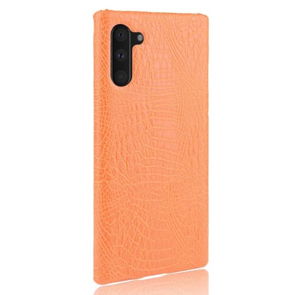 Croco Samsung Galaxy Note 10 deksel - Oransje Orange