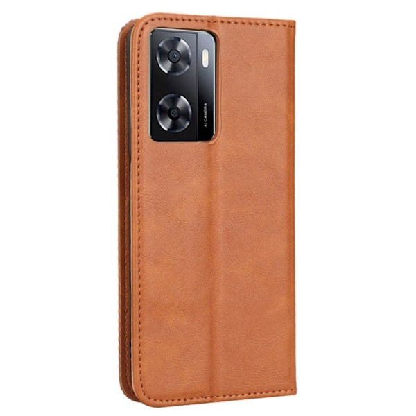 Bofink Vintage läder Oppo A57 (2022) fodral - Brun Brun