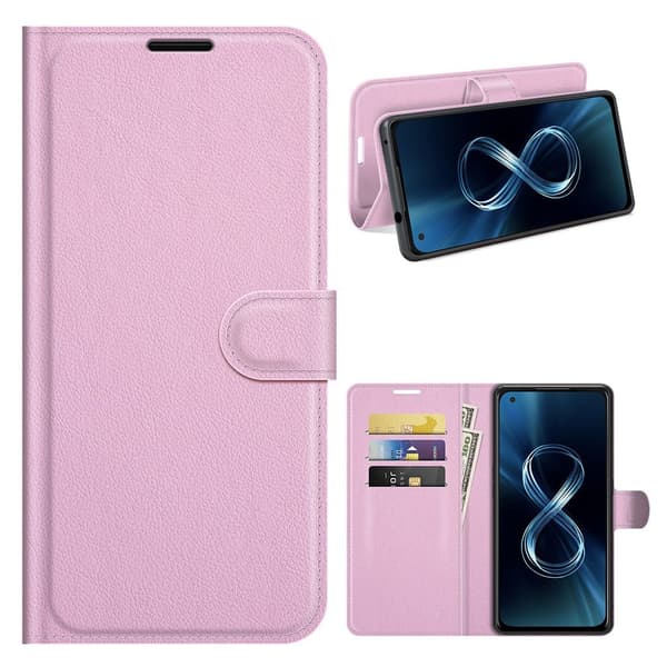 Classic Asus Zenfone 8 flip kuoret - Pinkki Pink