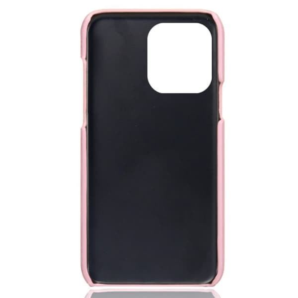 Dual Card iPhone 14 Pro deksel - Rose Gull Pink