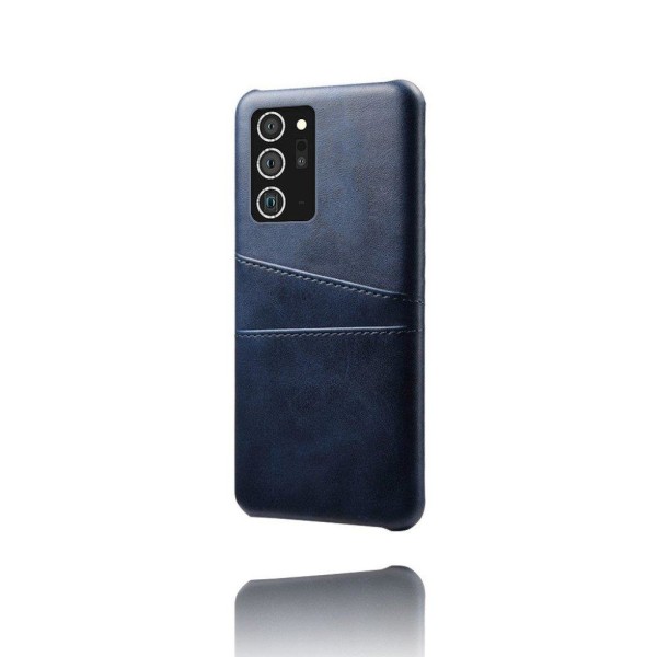 Samsung Galaxy Note 20 Ultra skal med korthållare - Blå Blå