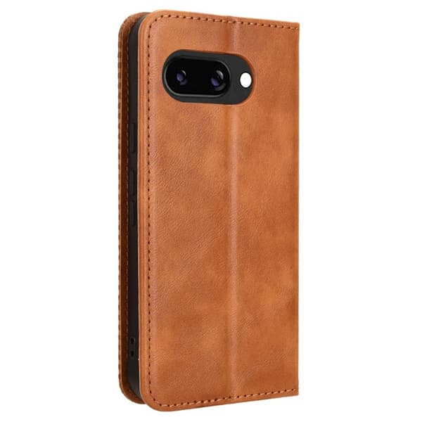 Bofink Vintage Google Pixel 9a nahkakotelo - Ruskea Brown