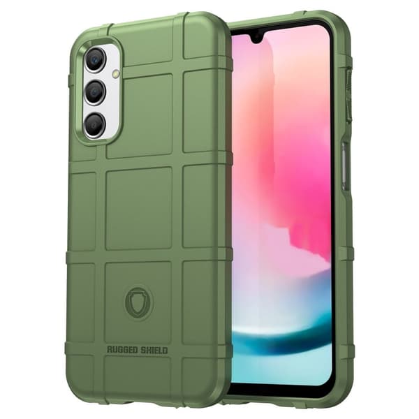 Rugged Shield Samsung Galaxy A24 4G skal - Grön Grön
