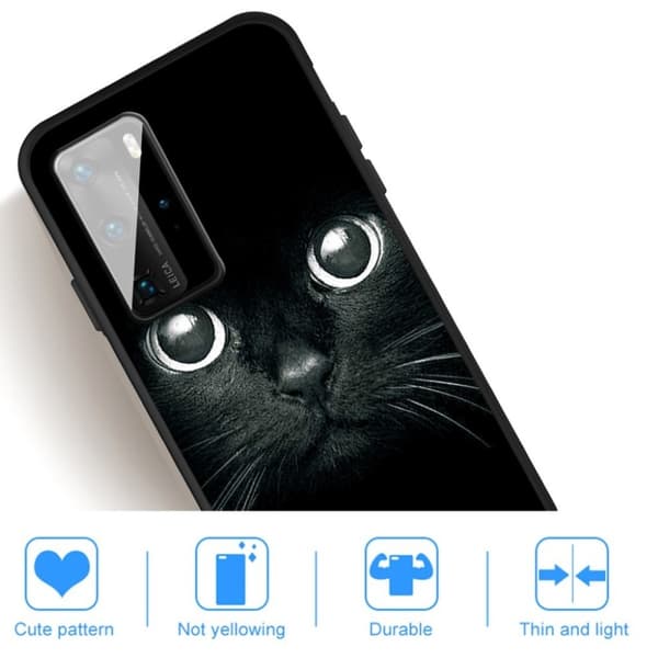 Imagine Huawei P40 deksel - Katt Black