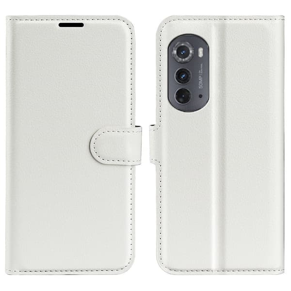 Classic Motorola Moto Edge 2022 Flippetui - Hvit White