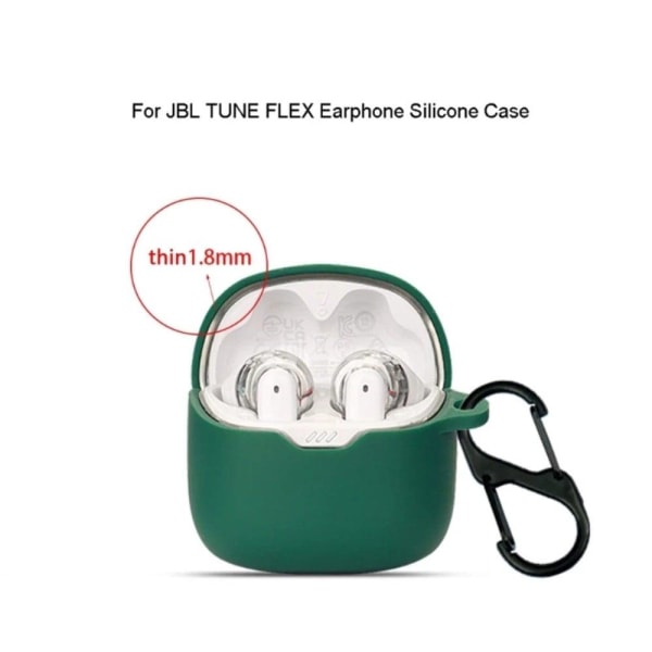 JBL Tune Flex silicone case with buckle - White White