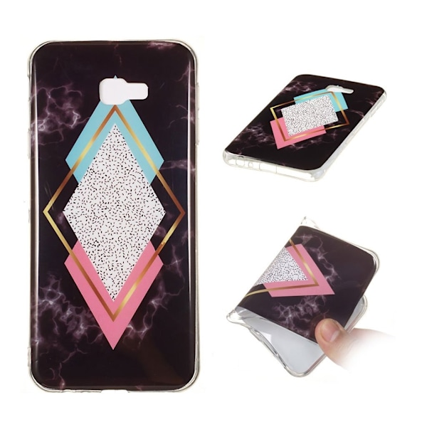 Samsung Galaxy J4 Plus (2018) marmor mønster blødt etui - stil E Multicolor