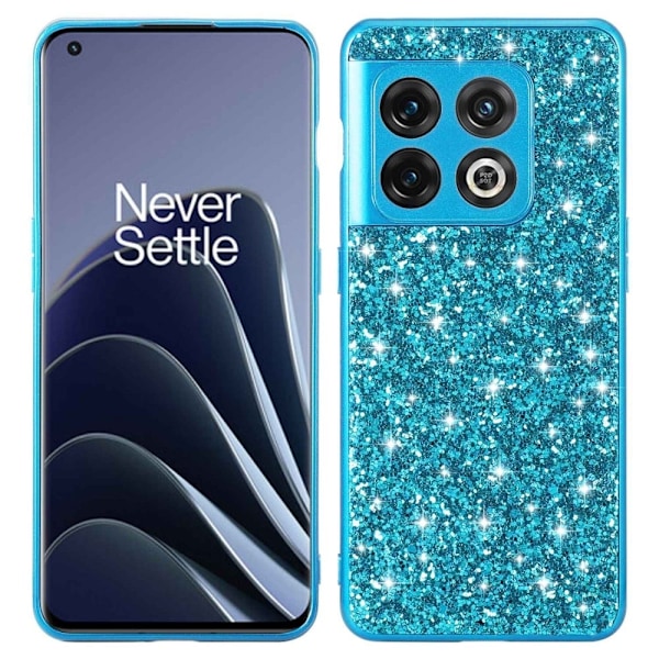 Glitter OnePlus 10 Pro skal - Blå Blå