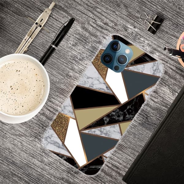 Abstract iPhone 16 Pro-deksel - Stil Q Black