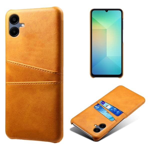 Dual Card Samsung Galaxy A06 kotelot - Oranssi Orange