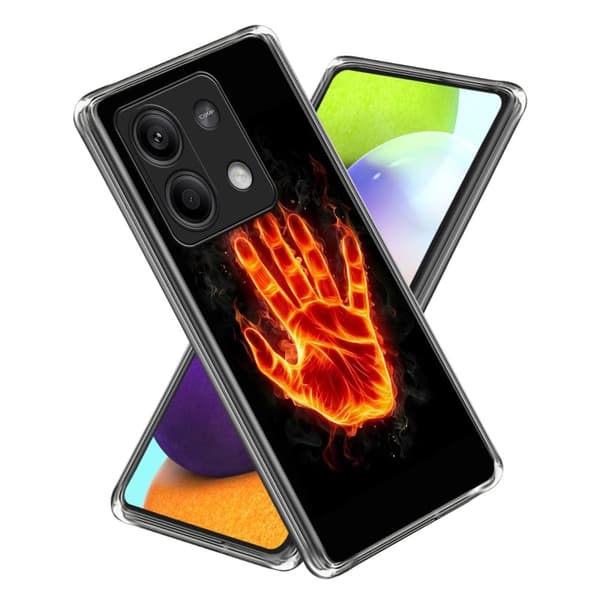 Deco Xiaomi Redmi Note 13 5G  kotelot - Tyyli D Orange