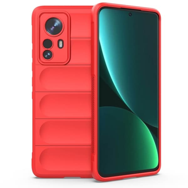Blødt grebsformet cover til Xiaomi 12S Pro / Xiaomi 12 Pro - Rød Red