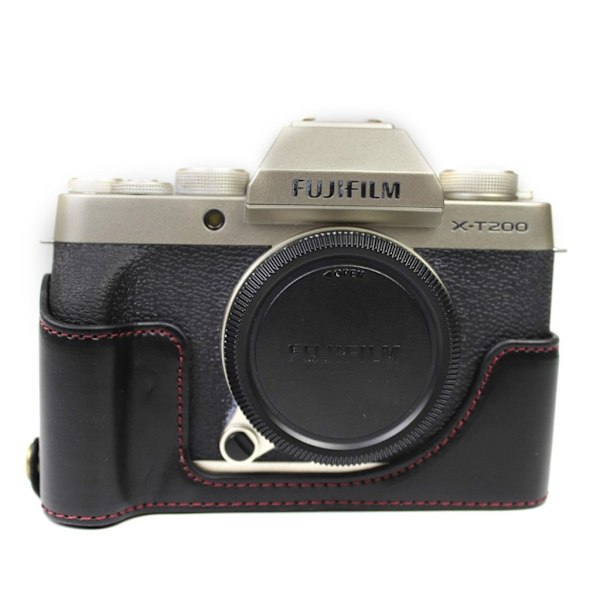 Fujifilm X-T200 halvæske i slidstærkt læder - Sort Black