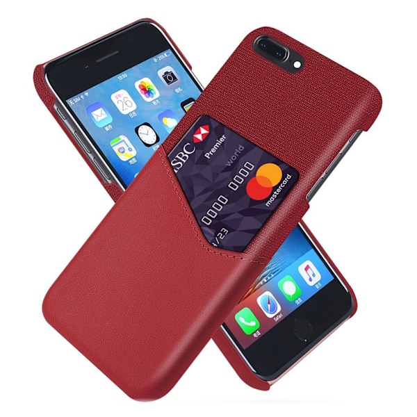 Bofink iPhone 7 Plus / 8 Plus-Kort Deksel - Rød Red