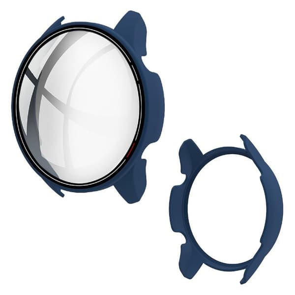 Xiaomi Mi Watch Color enkel ram + härdat glas - Blå Blå