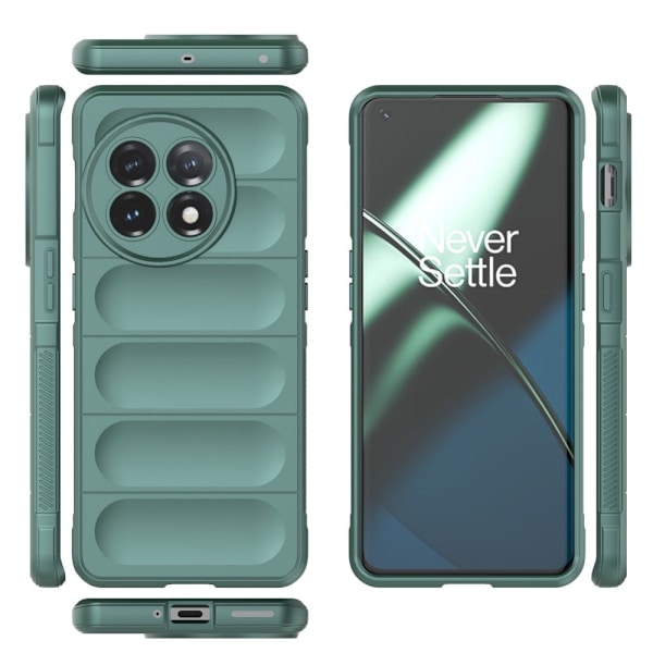 Pehmeä kahva muotoiltu kuori OnePlus 11 - Vihreä Green