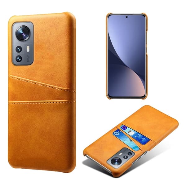 Dual Card Etui Xiaomi 12 / 12x - Orange Orange