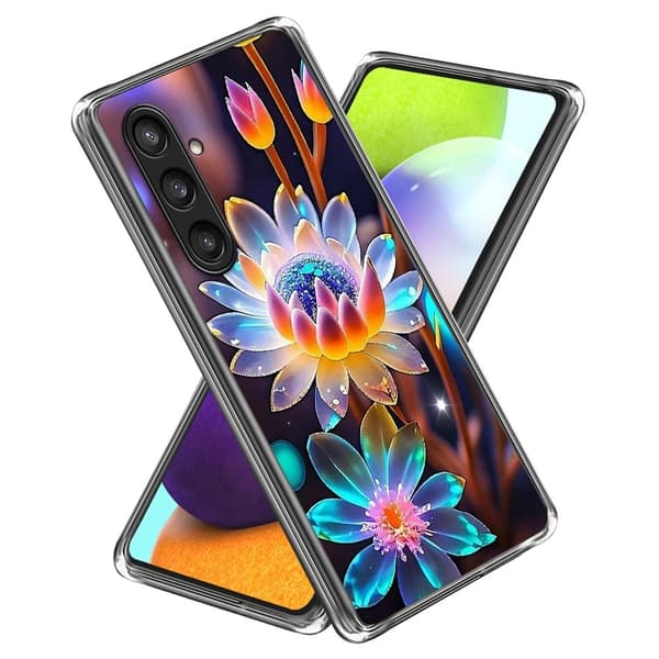 Vibe Samsung Galaxy S25 cover - Farverige Blomster Multicolor