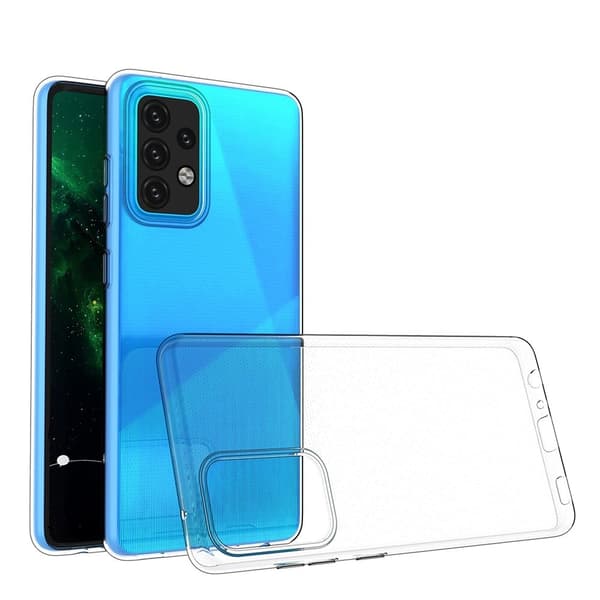 Erittäin ohut läpinäkyvä kotelo Samsung Galaxy A32 5G:lle Transparent