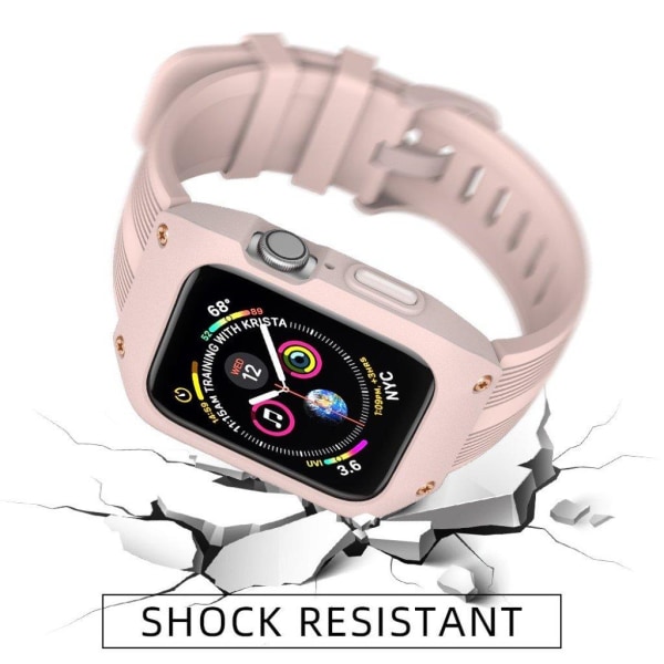 Apple Watch Series 5 40mm silikone Urrem - Lyserød Pink