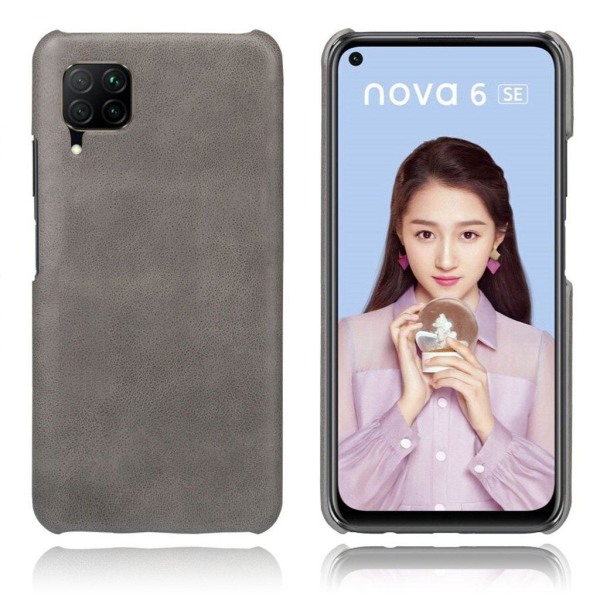 Prestige kuoret - Huawei P40 Lite / Nova 6 SE - Harmaa Silver grey