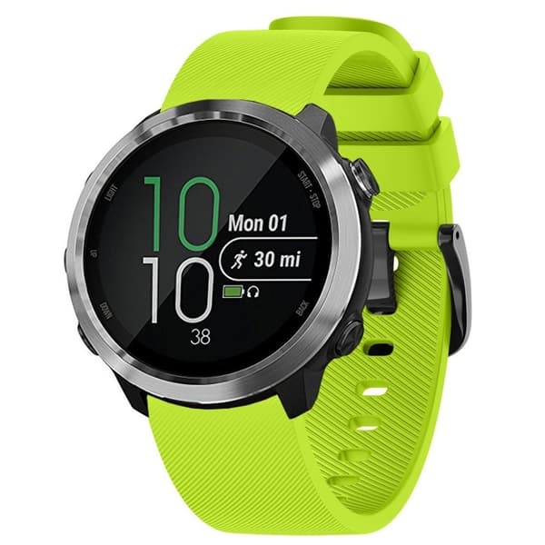 Garmin Forerunner 645 silikoneurrem med vævet mønster - grøn Green