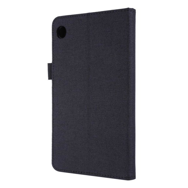 Lenovo Tab M7 cloth theme leather case - Black Svart