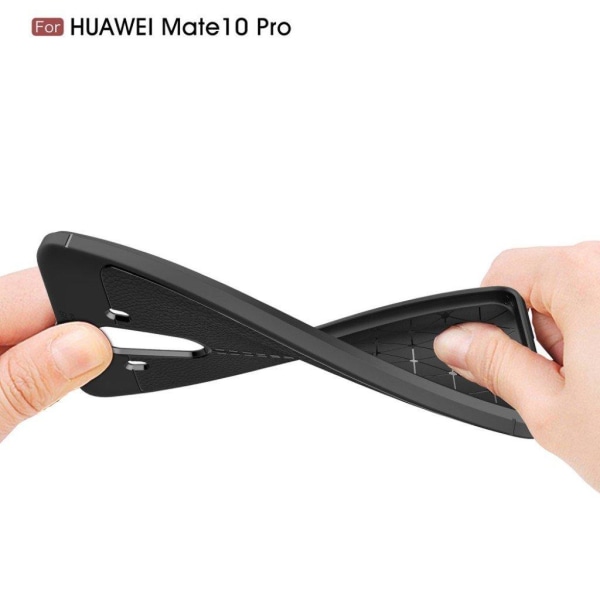 Huawei Mate 10 Pro Enfärgat silikon skal - Svart Svart