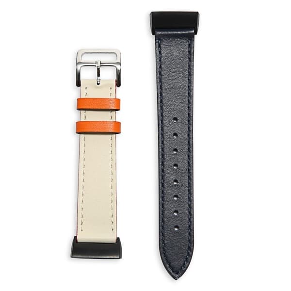 Fitbit Charge tre ekte ur band - Blå / Hvit Multicolor