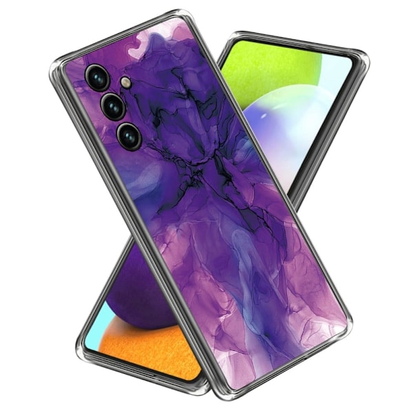 Marmormotiv Samsung Galaxy A54 skal - Drömsk Lila Marmor Lila