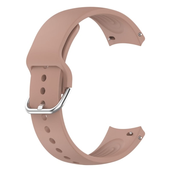 22 mm universal klockarmband i silikon med metallspänne - Rosa Rosa