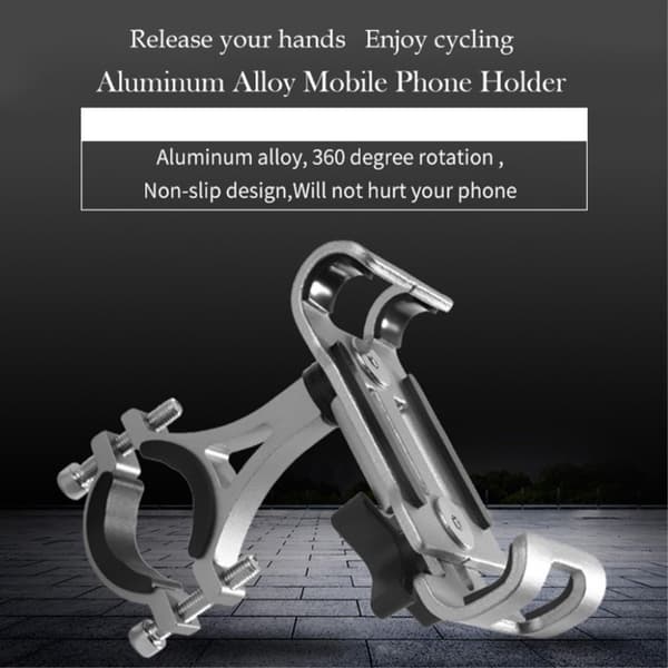Universal cykelholder til 4,7-6,5 tommer telefon - Rød / Rød Red