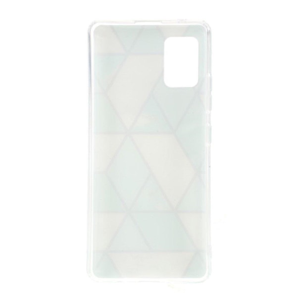 Marble design Samsung Galaxy A71 5G kotelot - Vihreä / Valkoinen Green