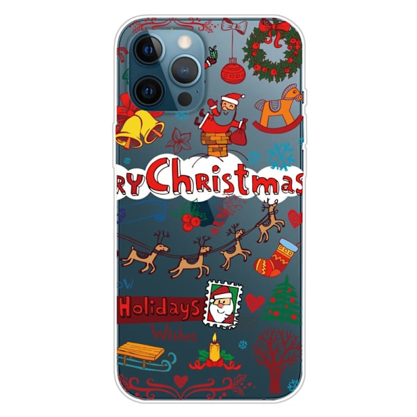 Deco iPhone 14 Pro kotelot - Joulukoriste Red