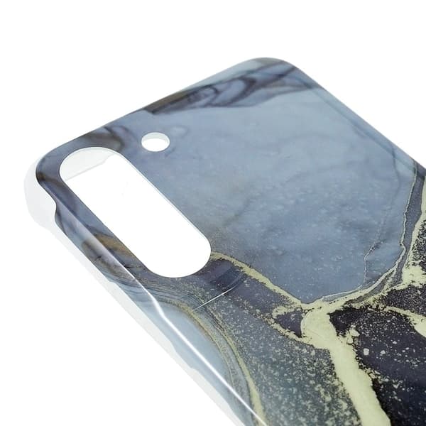 Marble Samsung Galaxy S22 Suojakotelo - Bluish Kulta Marble Multicolor