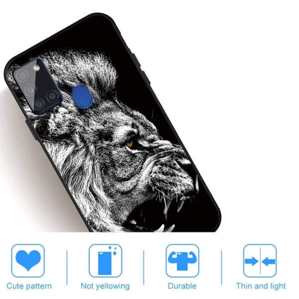 Imagine Samsung Galaxy A21s skal - Silver/Grå Silvergrå