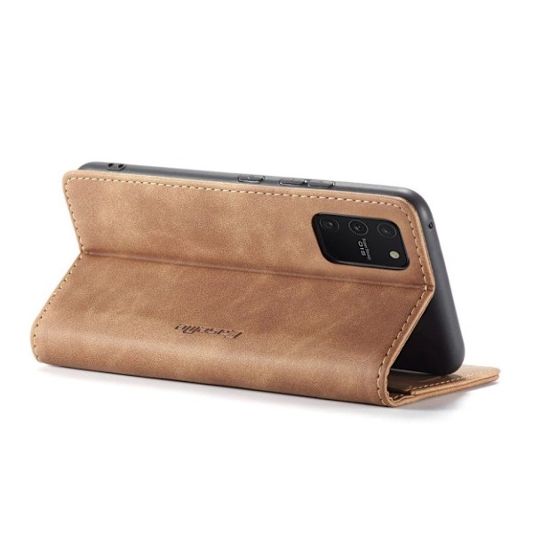 CaseMe vintage Samsung Galaxy S10 Lite fodral - Brun Brun