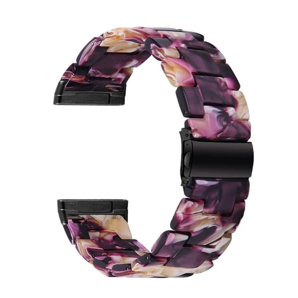 Fitbit Sense / Versa 3 hartsihelmikellon hihna - Flash Violetti Purple