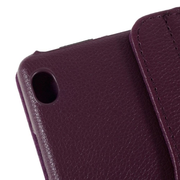 Lenovo Tab M10 simple leather case - Purple Lila