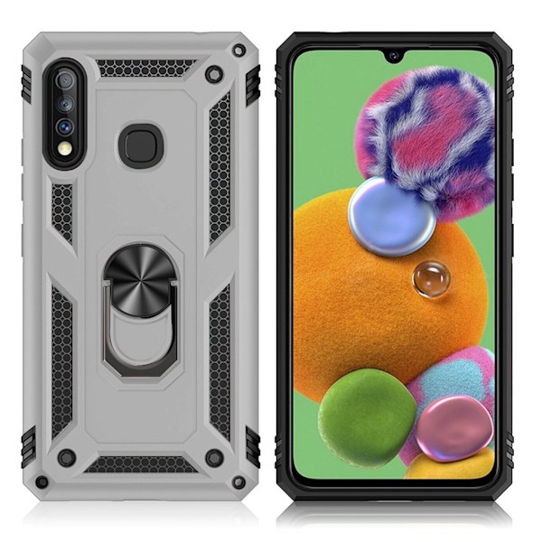 Bofink Combat Samsung Galaxy A70e skal - Silver/Grå Silvergrå