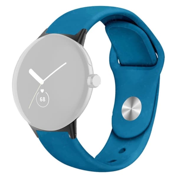 Silikoninen kellohihna Google Pixel Watch -kelloon - Syaani Green