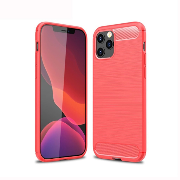 Carbon Flex etui - iPhone 12 Pro Max - Rød Red