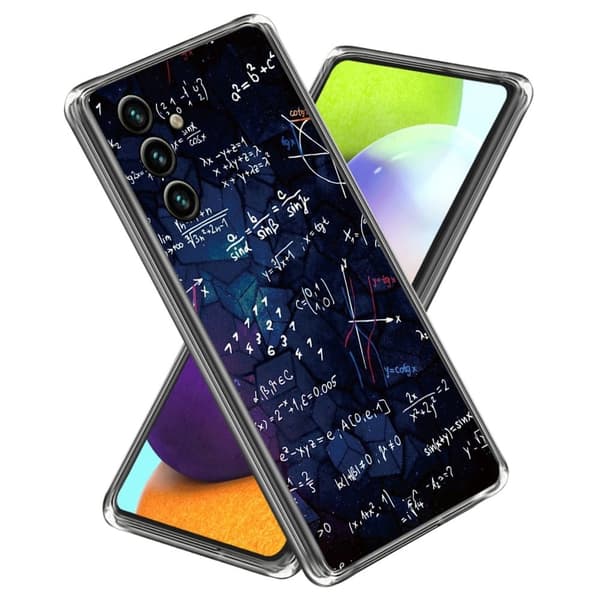 Deco Samsung Galaxy M14 Suojakotelo - Equation Blue