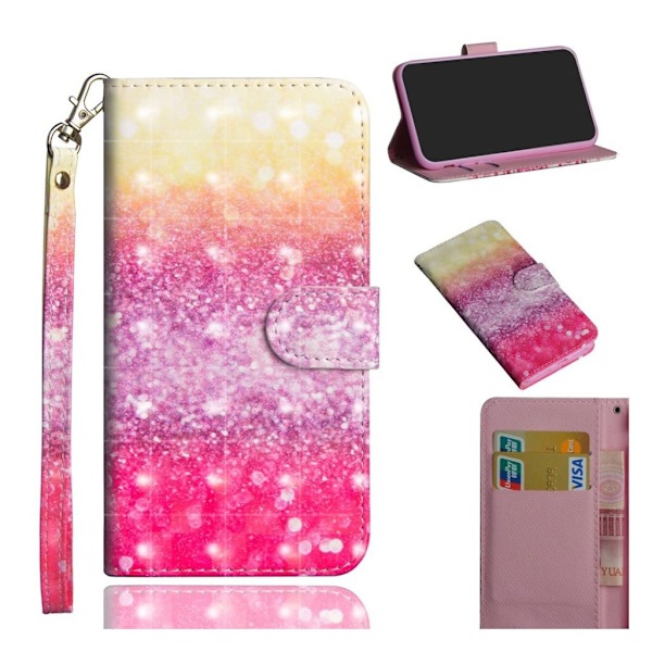 Glitter Sony Xperia 10 Plus kotelot - Kimaltelevia Elementtejä Multicolor
