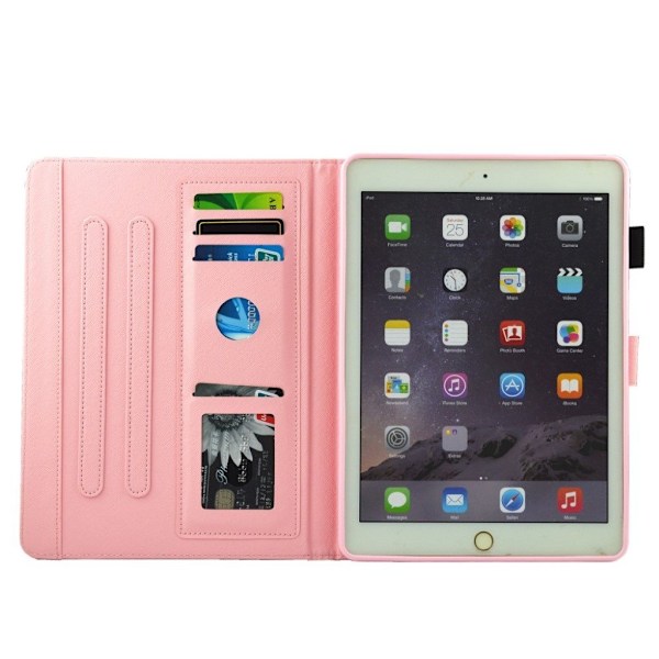 iPad Air (2019) konstläder fodral med motiv - Enhörning och godis multifärg