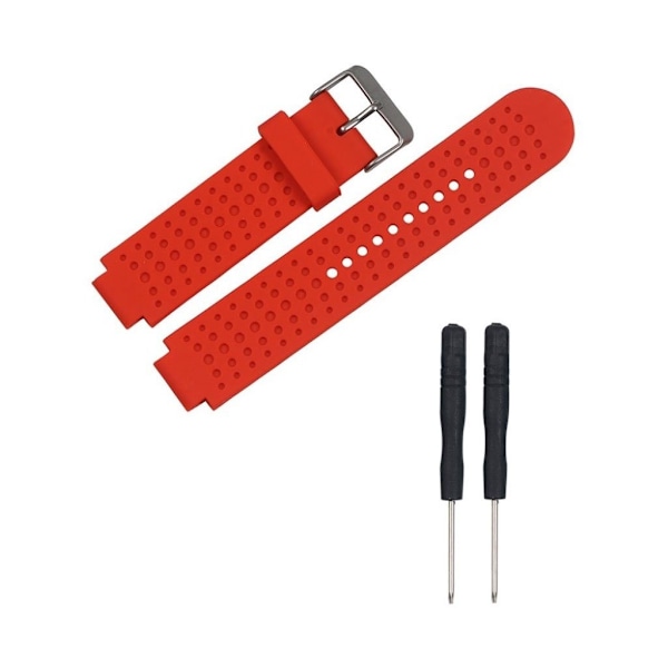 Garmin Forerunner 25 Miesten Vaihdettava Silikooni Kellon Ranneke - Punainen Red
