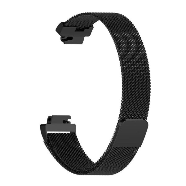 Fitbit Inspire / Inspire HR rostfritt stål armband - Storlek: L Svart