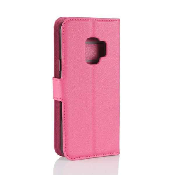 Samsung Galaxy S9 litsipintainen lompakkokotelo - Rose Pink