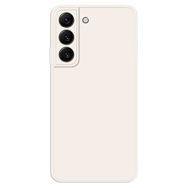 Avfasat gummerat droppskydd för Samsung Galaxy S22 Plus - Beige Brun