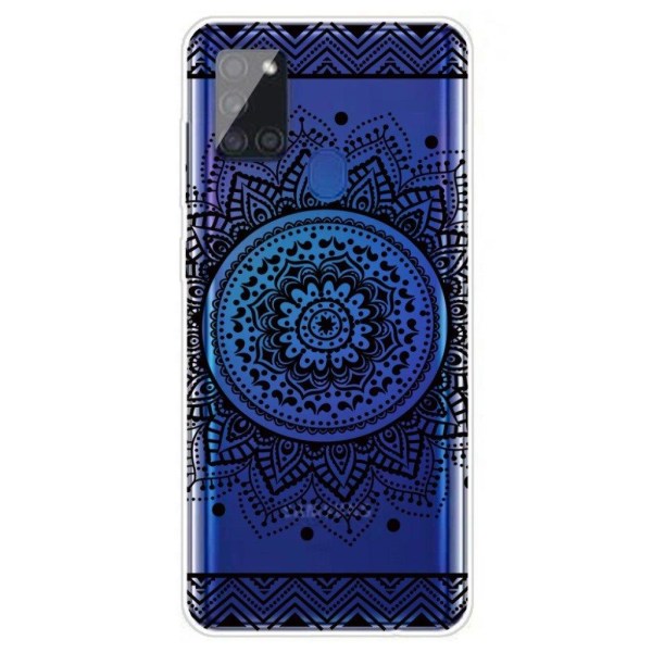 Deco Samsung Galaxy M51 kotelot - Mandala Kukka Black